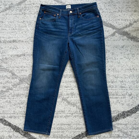 J. Crew High Rise Slim Boyfriend Jean Medium Wash Size 30 - Picture 10 of 11